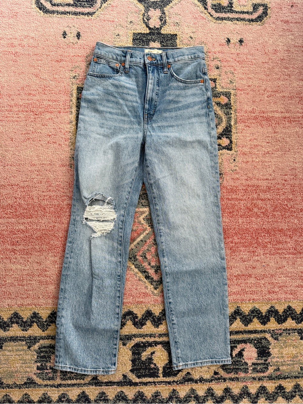 Madewell | the perfect vintage straight jean
